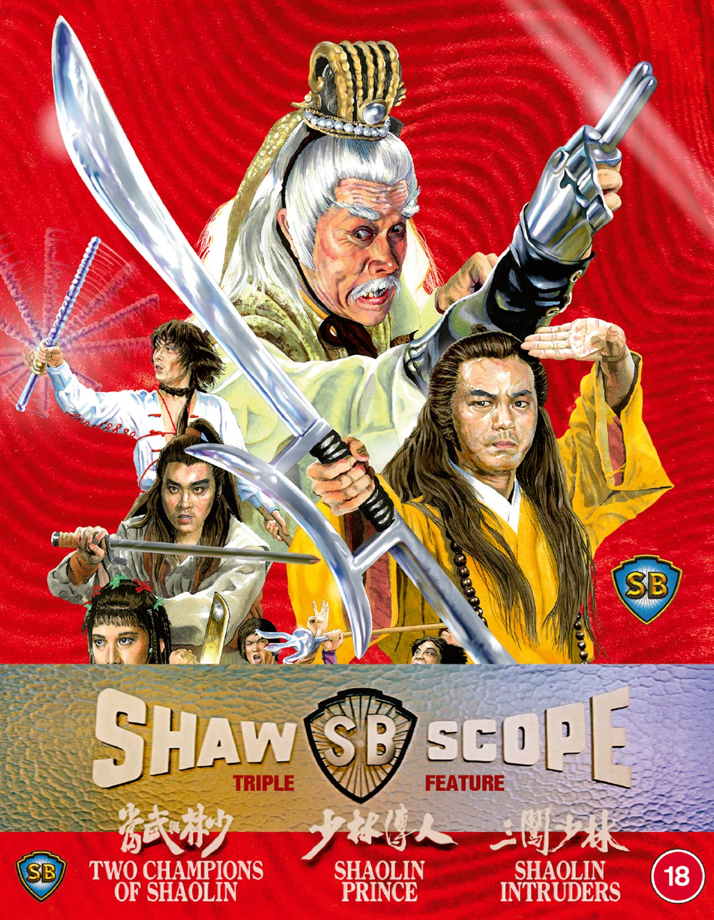 Shawscope Triple Feature - Two Champions of Shaolin / Shaolin Prince / Shaolin Intruders - 88 Asia 52,53,54