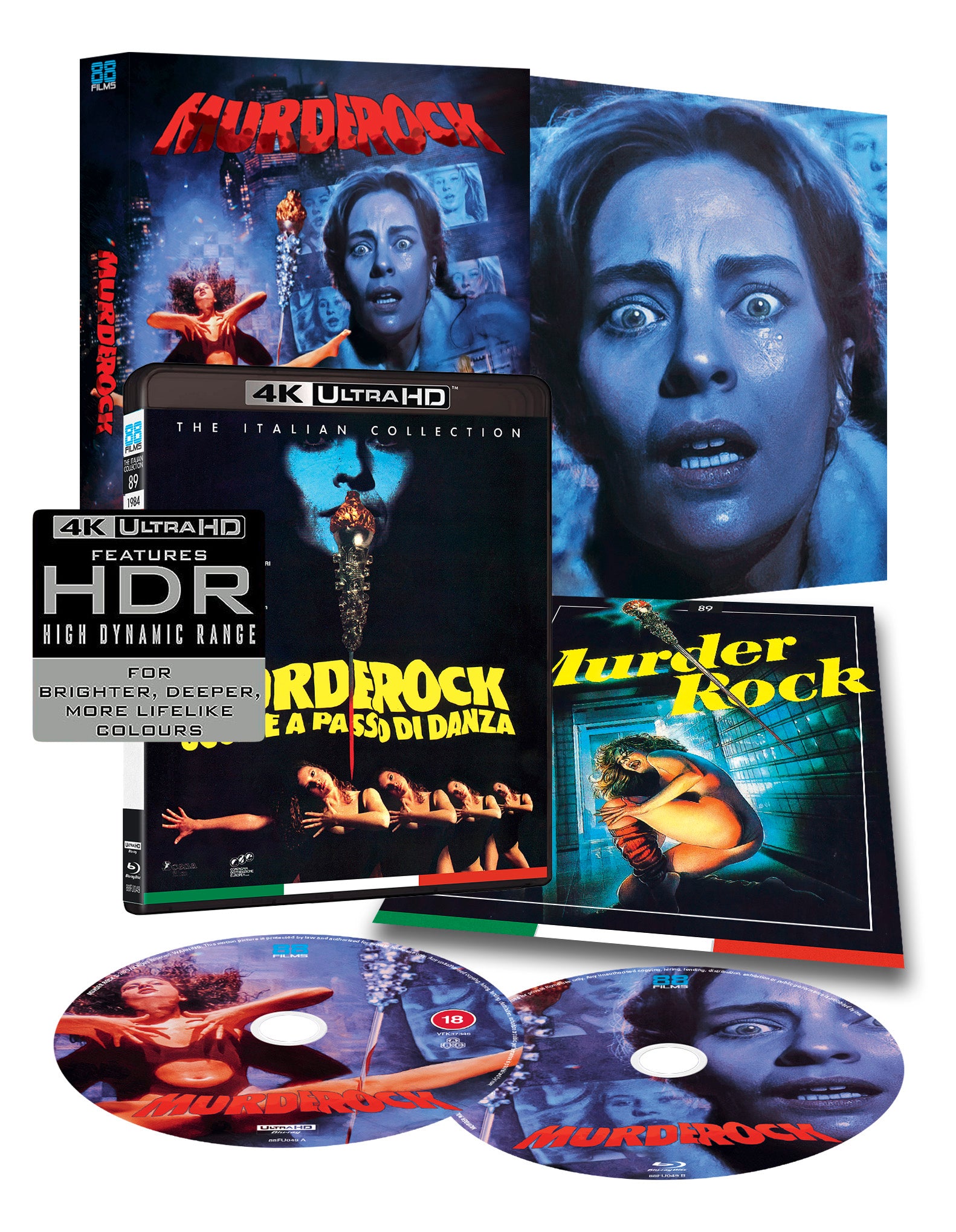 Murder Rock Deluxe Limited Edition [UHD Blu-ray] The Italian