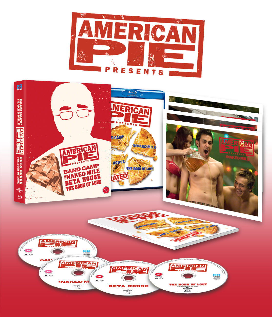 American Pie Presents: Band Camp, The Naked Mile, Beta House & The Book Of Love - Deluxe Collector's Edition