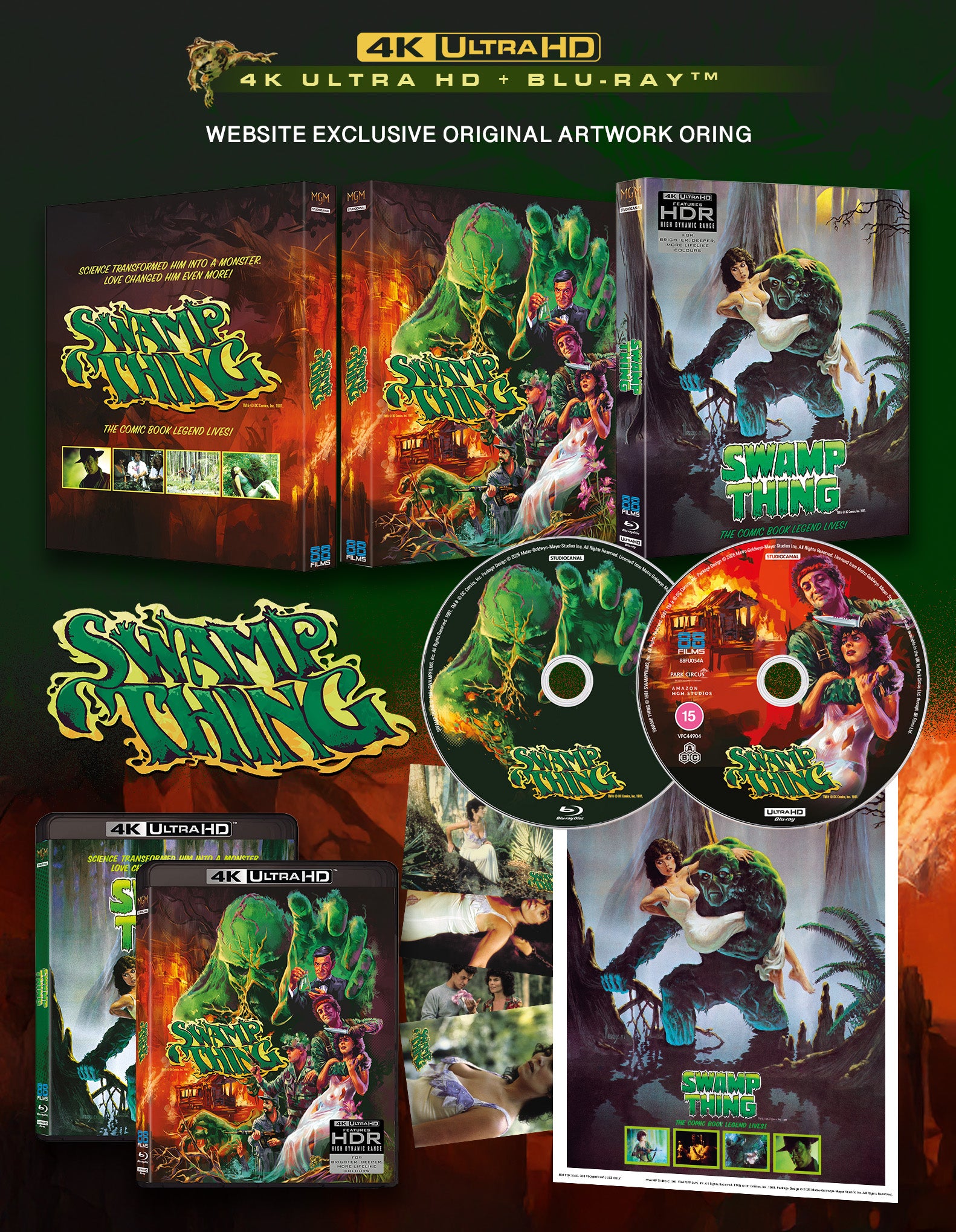 Swamp Thing 4K UHD - Deluxe Limited Edition [4K UHD + Blu-ray