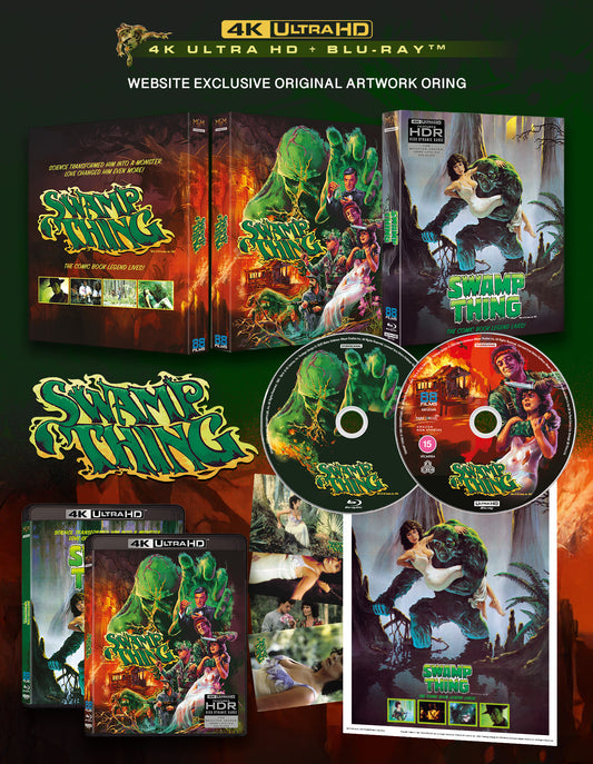 Swamp Thing 4K UHD - Deluxe Limited Edition [4K UHD + Blu-ray] WEBSITE EXCLUSIVE