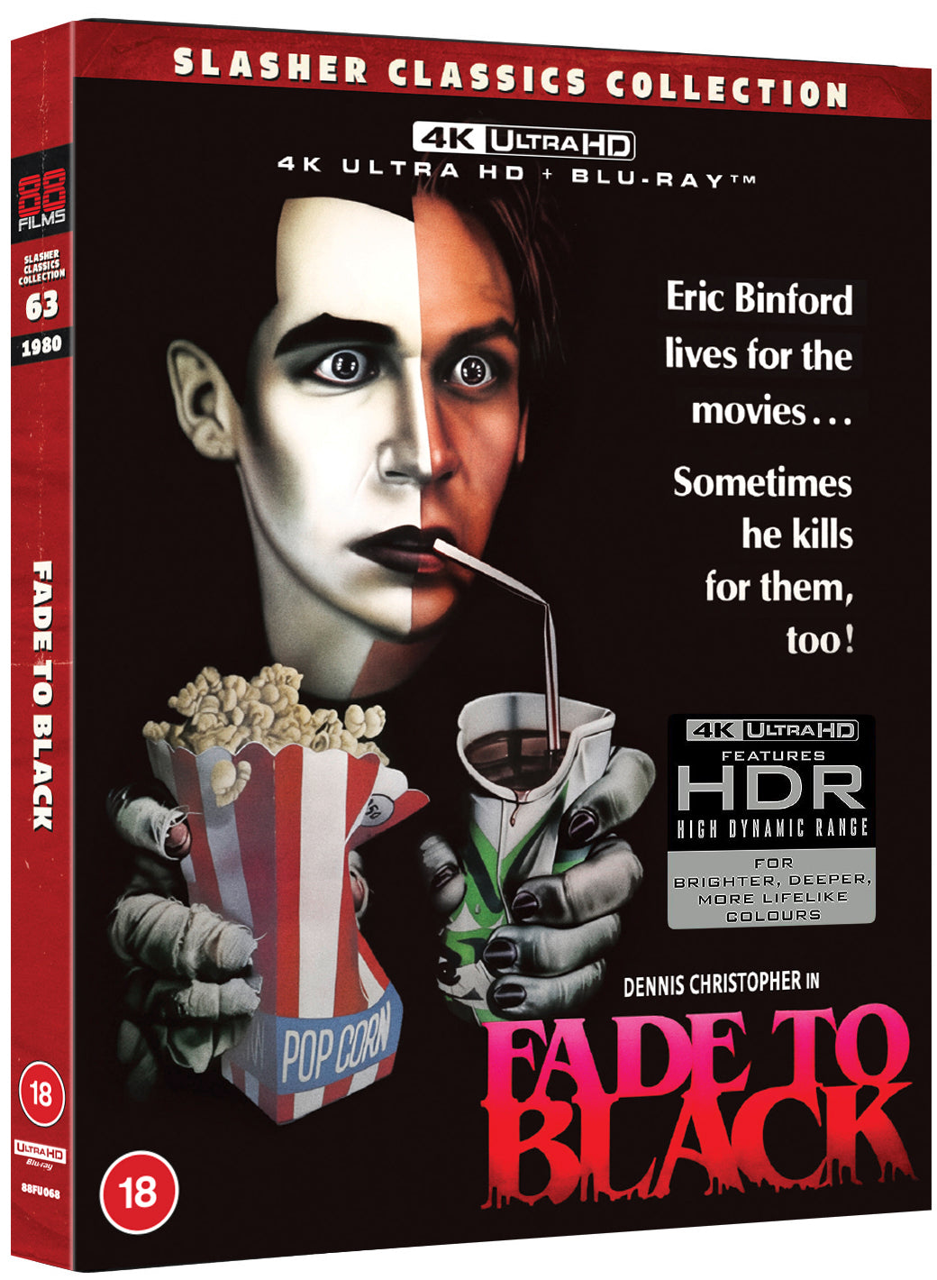 FADE TO BLACK フェード・トゥー・ブラックBY ブランドン・クイック Fade to Black [4K UHD + Blu-ray] - Slasher Classics Collection 63