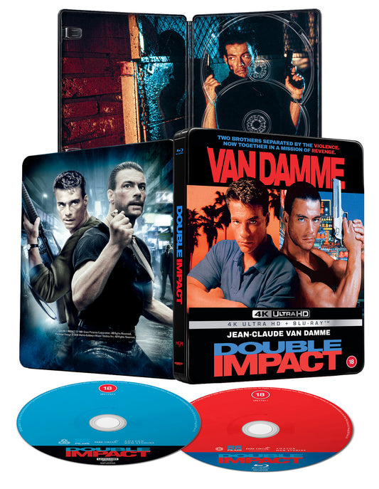 Double Impact [4K UHD + Blu-ray] STEELBOOK