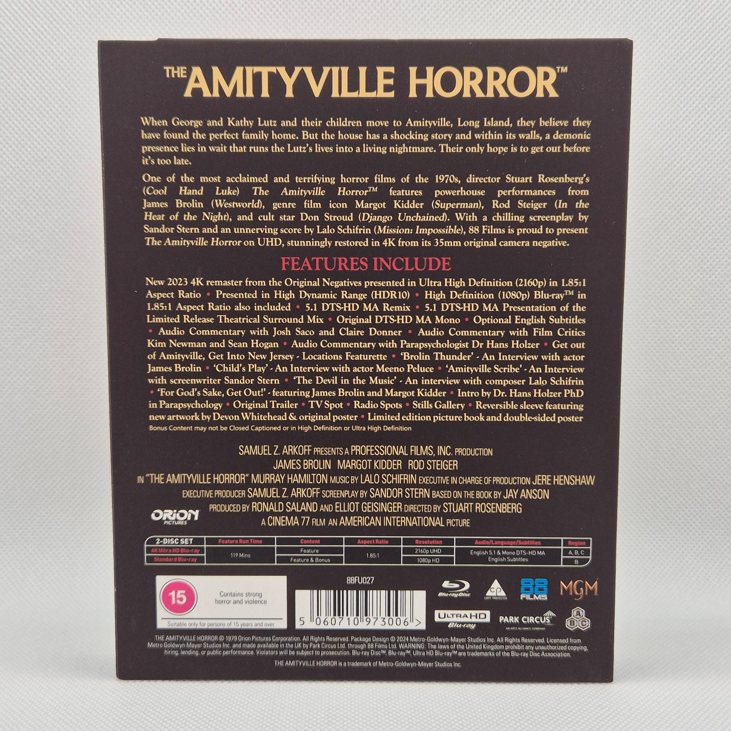 The Amityville Horror (UHD + Blu-ray) - WEBSITE EXCLUSIVE EDITION